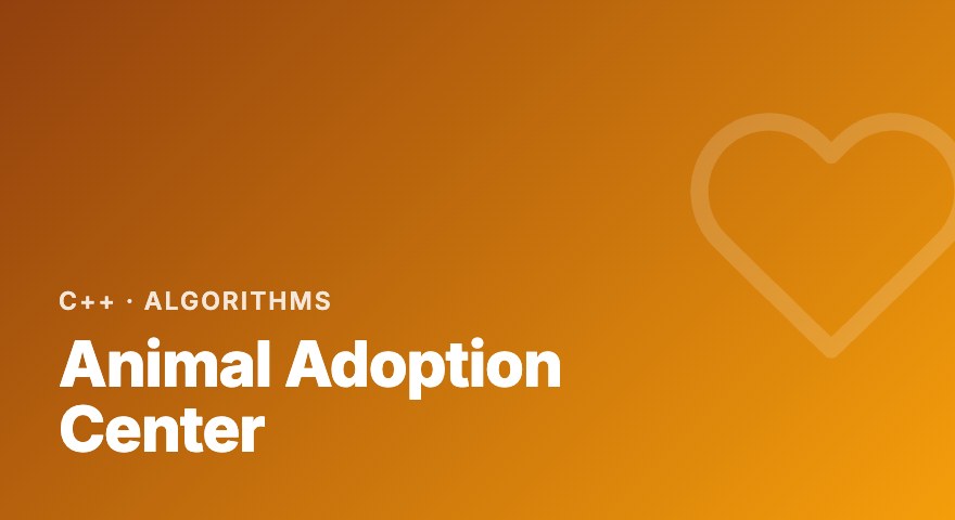 Animal Adoption Center project cover